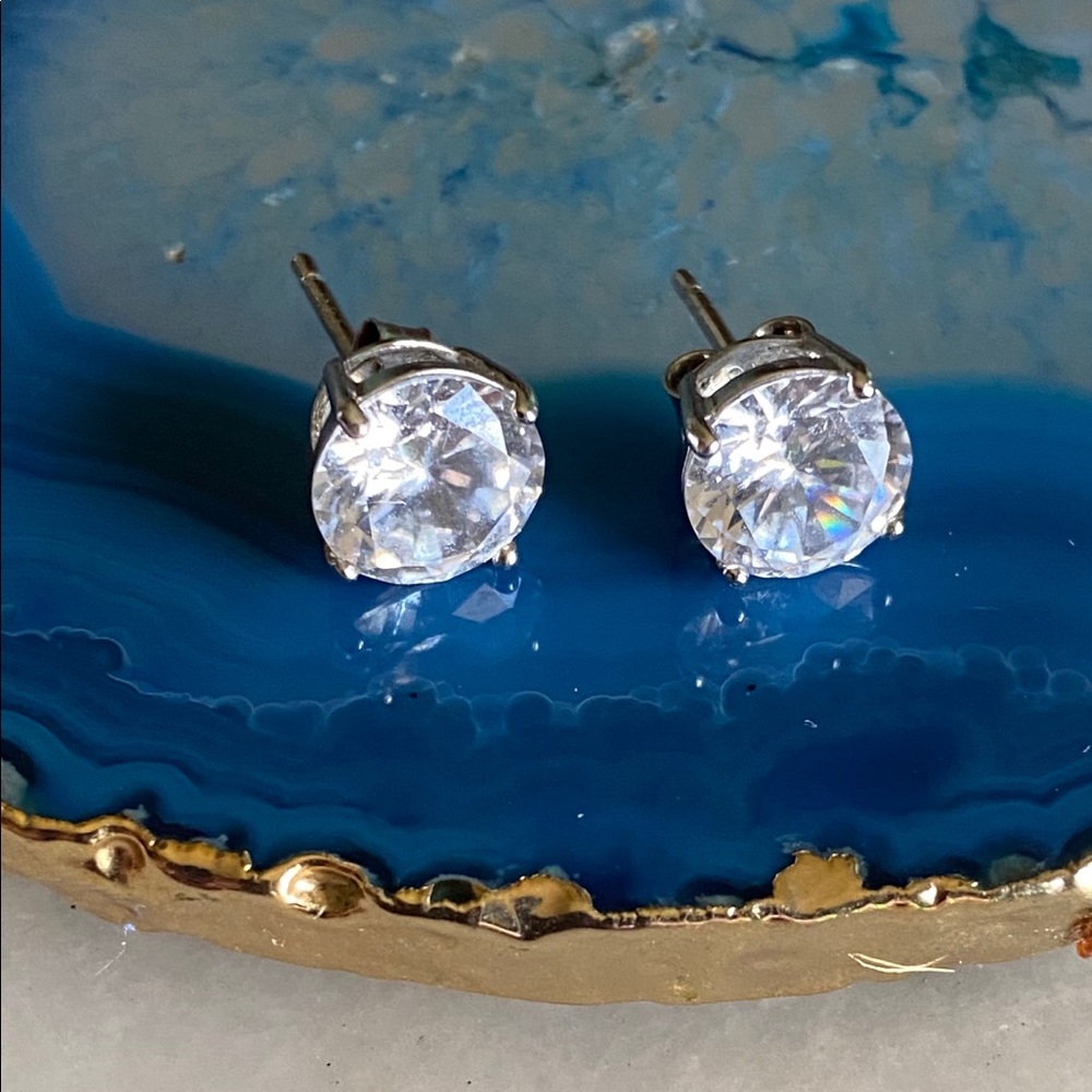 CZ Sterling Silver Studs